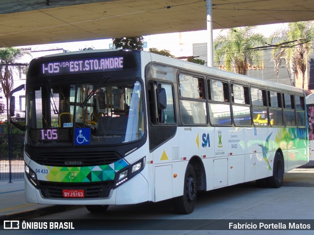ETURSA - Emp. de Transp. Urbano e Rodoviário de Santo André 04 433 na cidade de Santo André, São Paulo, Brasil, por Fabrício Portella Matos. Número da foto: #12194004.