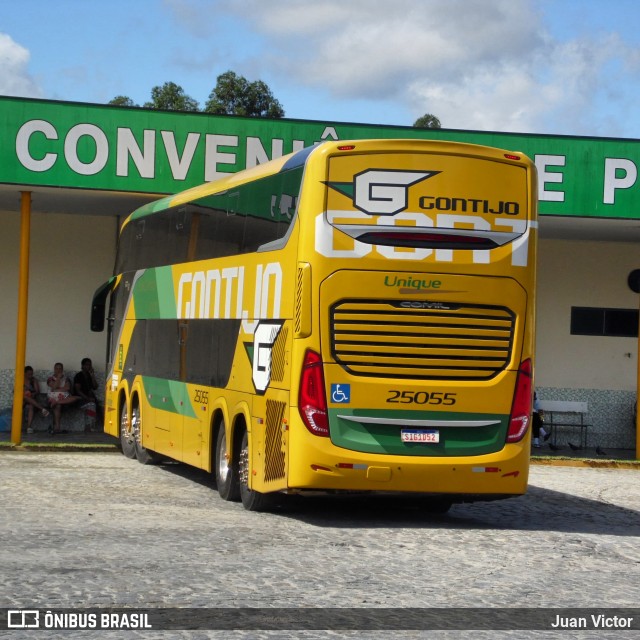 Empresa Gontijo de Transportes 25055 na cidade de Eunápolis, Bahia, Brasil, por Juan Victor. Número da foto: #12192616.