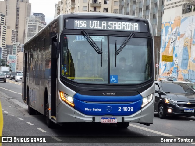 Sambaíba Transportes Urbanos 2 1039 na cidade de São Paulo, São Paulo, Brasil, por Brenno Santos. Número da foto: #12191826.