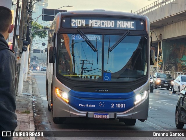 Sambaíba Transportes Urbanos 2 1001 na cidade de São Paulo, São Paulo, Brasil, por Brenno Santos. Número da foto: #12191823.