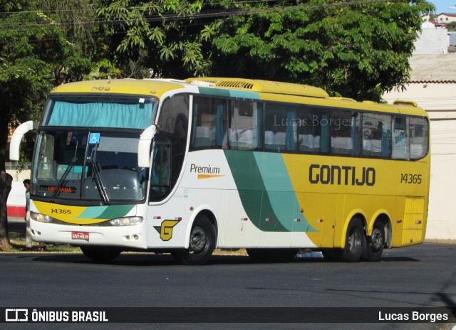 Empresa Gontijo de Transportes 14365 na cidade de Araxá, Minas Gerais, Brasil, por Lucas Borges . Número da foto: #12194990.