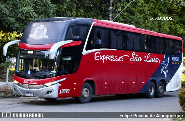 Expresso São Luiz 10090 na cidade de Salvador, Bahia, Brasil, por Felipe Pessoa de Albuquerque. Número da foto: #12195055.
