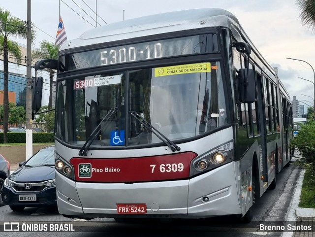 Viação Gatusa Transportes Urbanos 7 6309 na cidade de São Paulo, São Paulo, Brasil, por Brenno Santos. Número da foto: #12196269.
