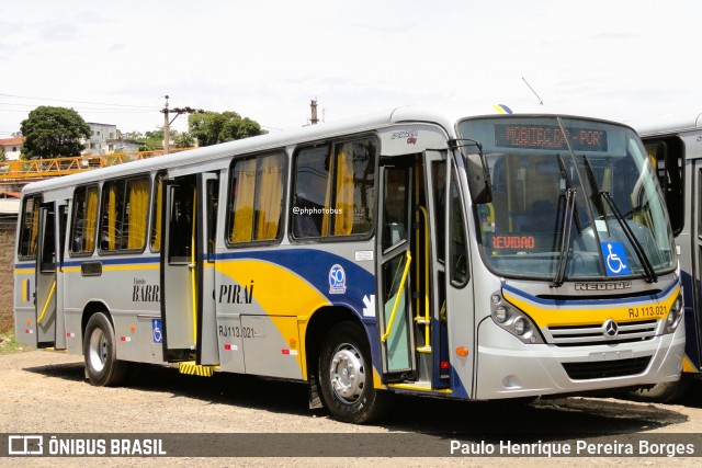 Viação Barra do Piraí Turismo RJ 113.021 na cidade de Barra do Piraí, Rio de Janeiro, Brasil, por Paulo Henrique Pereira Borges. Número da foto: #12195783.