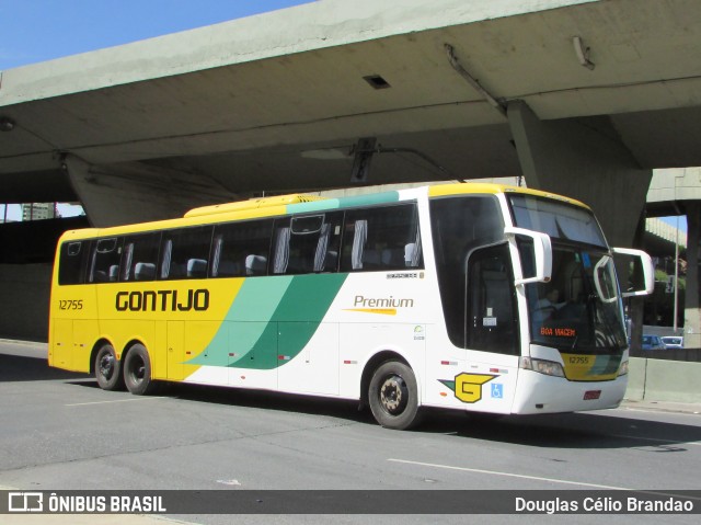 Empresa Gontijo de Transportes 12755 na cidade de Belo Horizonte, Minas Gerais, Brasil, por Douglas Célio Brandao. Número da foto: #12194945.