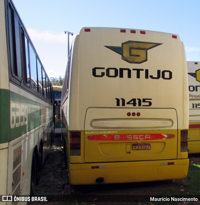 Empresa Gontijo de Transportes 11415 na cidade de Belo Horizonte, Minas Gerais, Brasil, por Maurício Nascimento. Número da foto: #12195560.