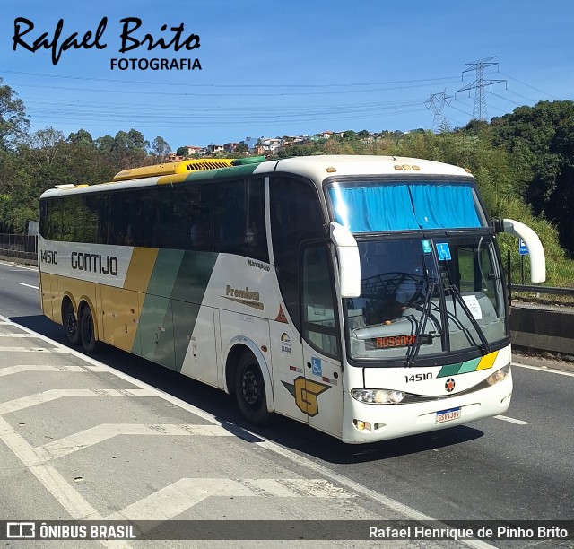 Empresa Gontijo de Transportes 14510 na cidade de Atibaia, São Paulo, Brasil, por Rafael Henrique de Pinho Brito. Número da foto: #12196081.