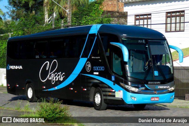 Empresa de Ônibus Nossa Senhora da Penha 53030 na cidade de Joinville, Santa Catarina, Brasil, por Daniel Budal de Araújo. Número da foto: #12195719.