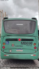 Auto Viação Mercês MB698 na cidade de Curitiba, Paraná, Brasil, por Busologia Gabrielística. Número da foto: #12195543.