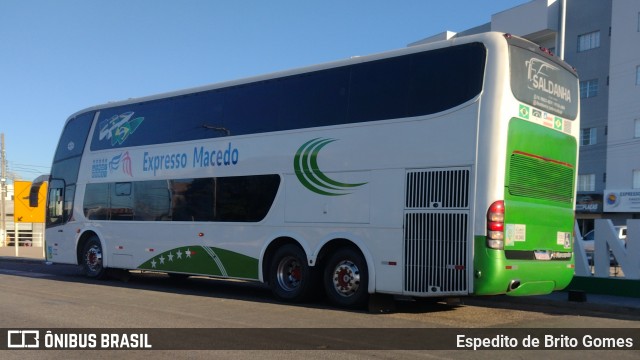 Expresso Macedo Viagens e Turismo 30010 na cidade de Paulistana, Piauí, Brasil, por Espedito de Brito Gomes. Número da foto: #12198990.