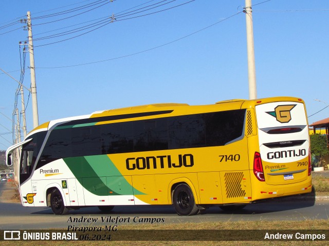 Empresa Gontijo de Transportes 7140 na cidade de Pirapora, Minas Gerais, Brasil, por Andrew Campos. Número da foto: #12198775.