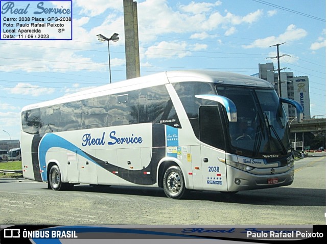 Real Service Turismo 2038 na cidade de Aparecida, São Paulo, Brasil, por Paulo Rafael Peixoto. Número da foto: #12199408.