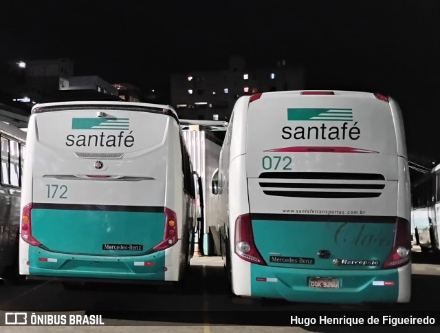 Santa Fé Transportes 172 na cidade de Belo Horizonte, Minas Gerais, Brasil, por Hugo Henrique de Figueiredo. Número da foto: #12199269.