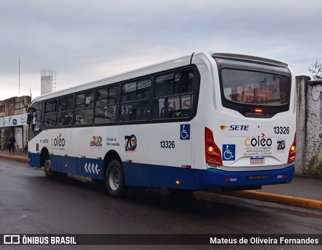 Empresa de Transporte Sete de Setembro 13326 na cidade de São Leopoldo, Rio Grande do Sul, Brasil, por Mateus de Oliveira Fernandes. Número da foto: #12199440.