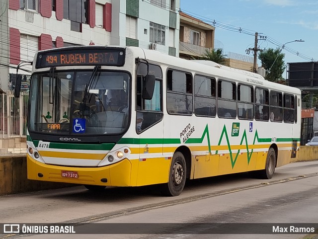 VAP - Viação Alto Petrópolis 4478 na cidade de Porto Alegre, Rio Grande do Sul, Brasil, por Max Ramos. Número da foto: #12197188.