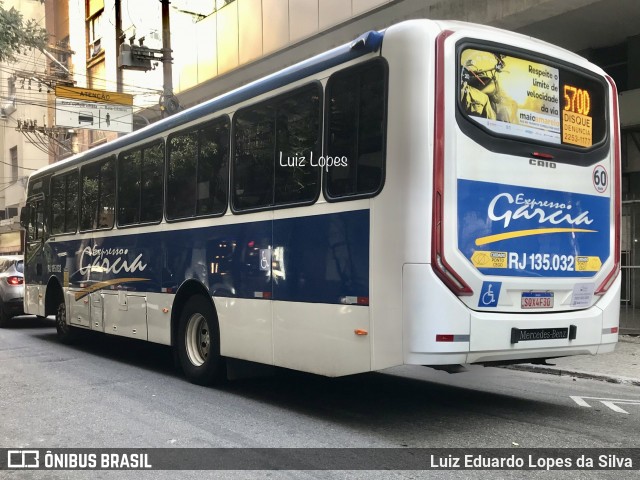 Expresso Garcia RJ 135.032 na cidade de Niterói, Rio de Janeiro, Brasil, por Luiz Eduardo Lopes da Silva. Número da foto: #12196642.