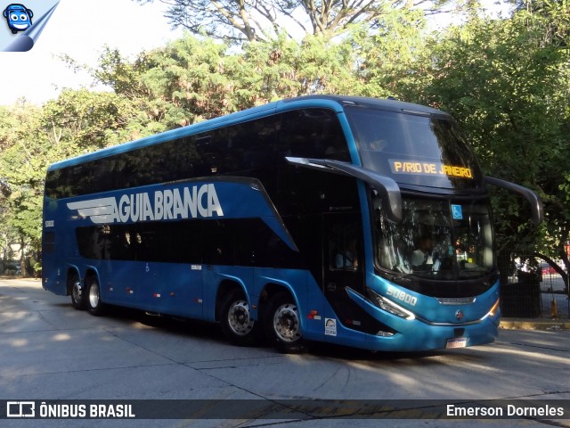 Viação Águia Branca 50800 na cidade de São Paulo, São Paulo, Brasil, por Emerson Dorneles. Número da foto: #12196847.