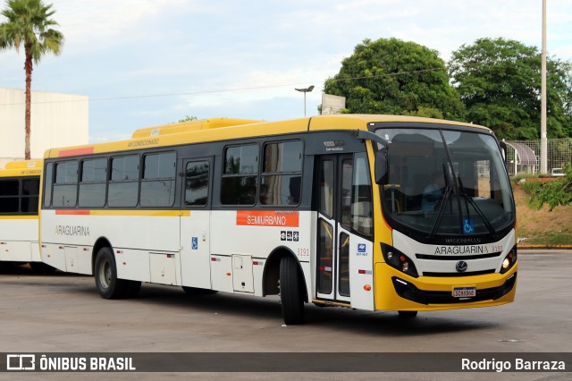 Viação Araguarina 3191 na cidade de Goiânia, Goiás, Brasil, por Rodrigo Barraza. Número da foto: #12197799.