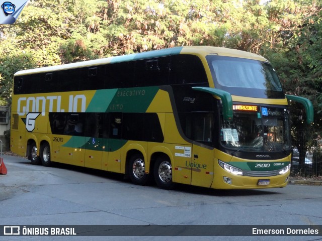 Empresa Gontijo de Transportes 25010 na cidade de São Paulo, São Paulo, Brasil, por Emerson Dorneles. Número da foto: #12196793.