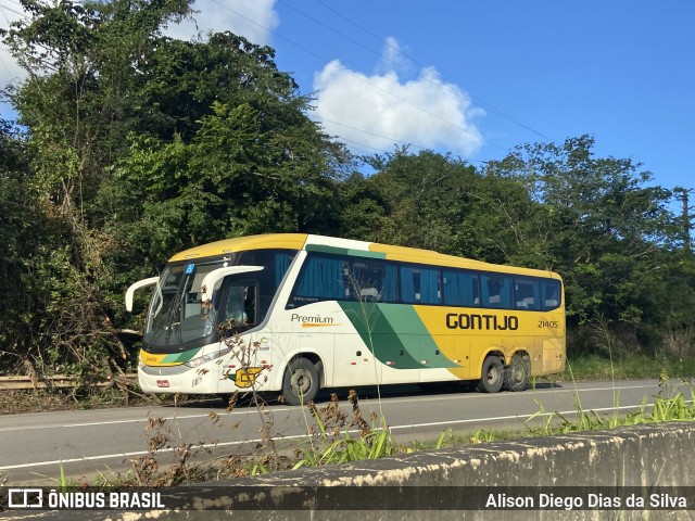 Empresa Gontijo de Transportes 21405 na cidade de Canguaretama, Rio Grande do Norte, Brasil, por Alison Diego Dias da Silva. Número da foto: #12197105.
