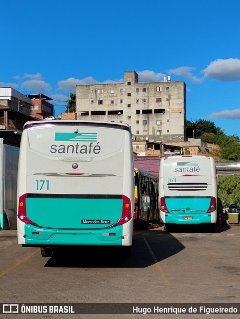 Santa Fé Transportes 171 na cidade de Belo Horizonte, Minas Gerais, Brasil, por Hugo Henrique de Figueiredo. Número da foto: #12199241.
