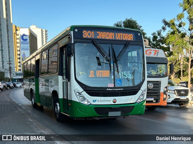 Viação Paraense Cuiabá Transportes 1155 na cidade de Cuiabá, Mato Grosso, Brasil, por Daniel Henrique. Número da foto: #12198507.