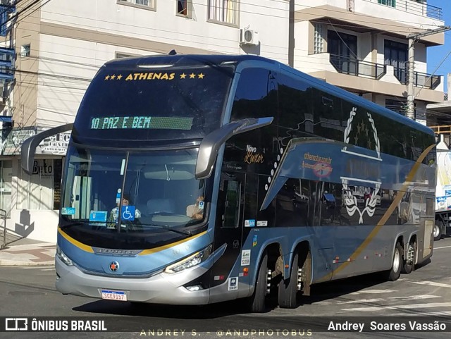 Athenas Turismo 3070 na cidade de Balneário Camboriú, Santa Catarina, Brasil, por Andrey  Soares Vassão. Número da foto: #12197439.