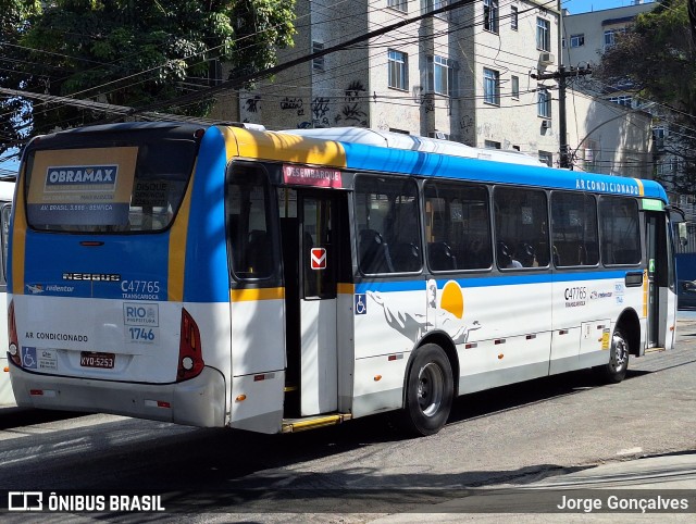 Viação Redentor C47765 na cidade de Rio de Janeiro, Rio de Janeiro, Brasil, por Jorge Gonçalves. Número da foto: #12198530.