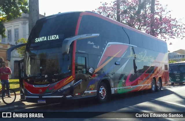 Santa Luiza Turismo 505 na cidade de São João del Rei, Minas Gerais, Brasil, por Carlos Eduardo Santos. Número da foto: #12201307.