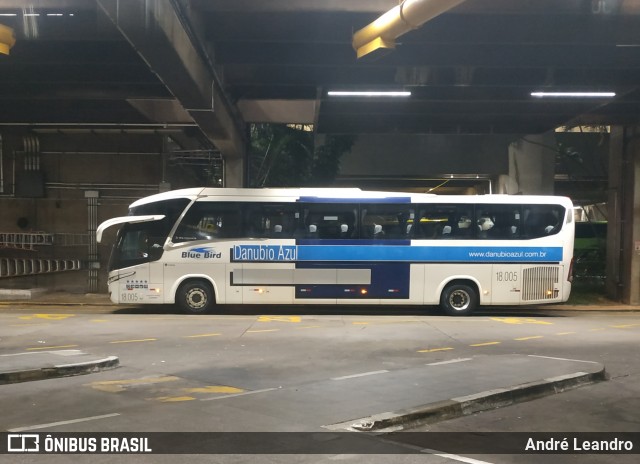 VIDA - Viação Danúbio Azul 18005 na cidade de São Paulo, São Paulo, Brasil, por André Leandro. Número da foto: #12200986.