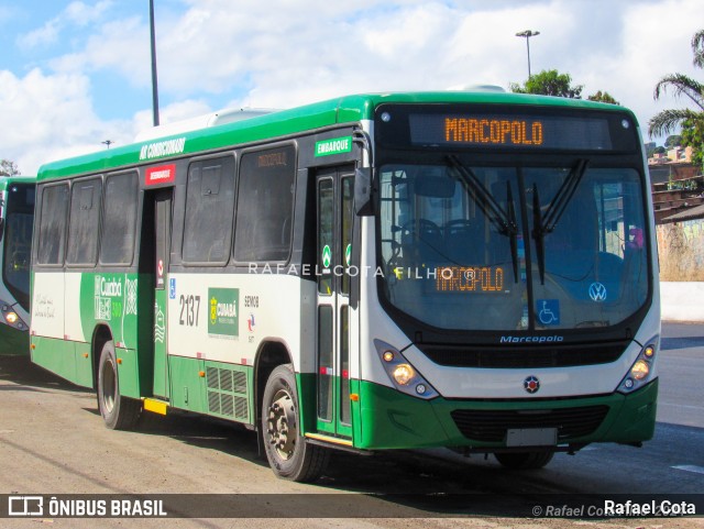 Rápido Cuiabá Transporte Urbano 2137 na cidade de Belo Horizonte, Minas Gerais, Brasil, por Rafael Cota. Número da foto: #12199759.