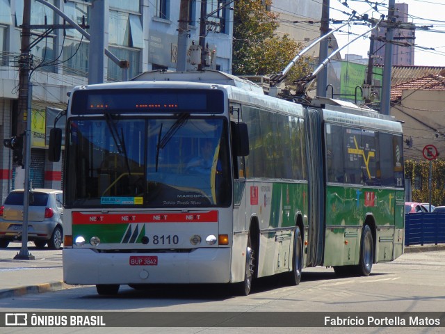 Next Mobilidade - ABC Sistema de Transporte 8110 na cidade de Santo André, São Paulo, Brasil, por Fabrício Portella Matos. Número da foto: #12200734.
