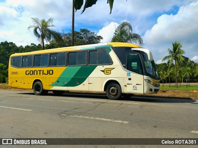 Empresa Gontijo de Transportes 3195 na cidade de Ipatinga, Minas Gerais, Brasil, por Celso ROTA381. Número da foto: #12200856.