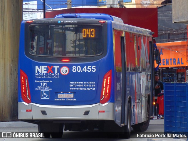 Next Mobilidade - ABC Sistema de Transporte 80.455 na cidade de Santo André, São Paulo, Brasil, por Fabrício Portella Matos. Número da foto: #12200842.