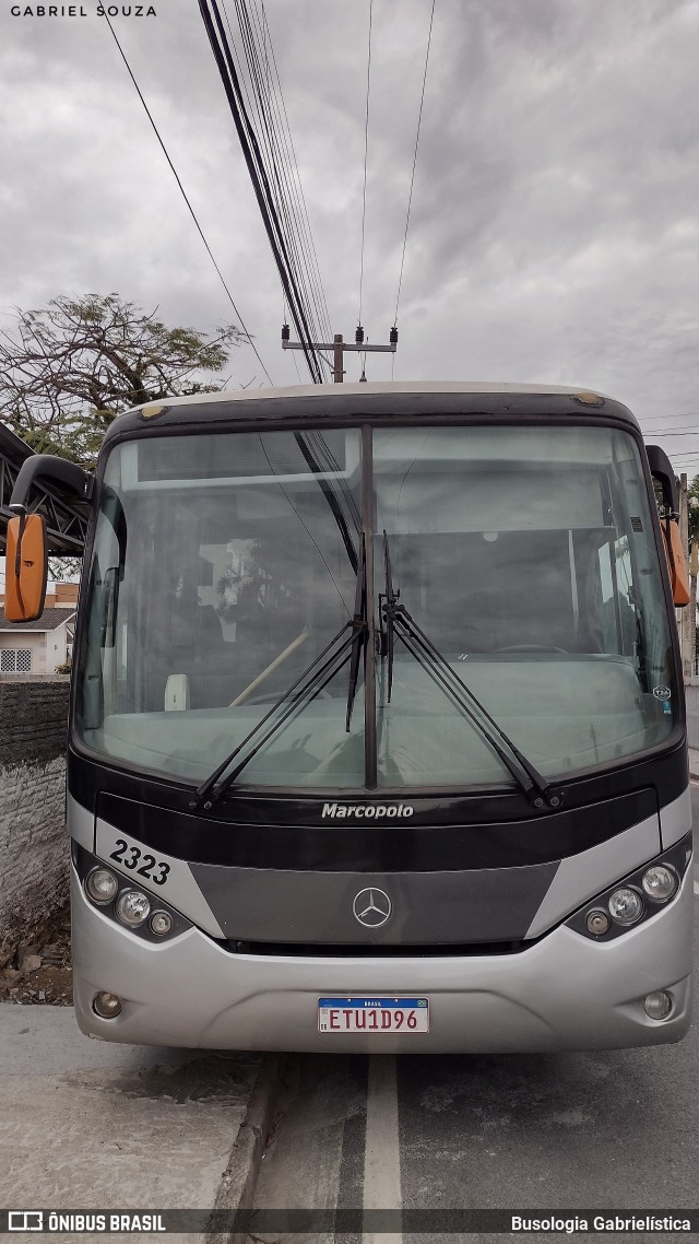 Escala Locadora 2323 na cidade de Palhoça, Santa Catarina, Brasil, por Busologia Gabrielística. Número da foto: #12202020.