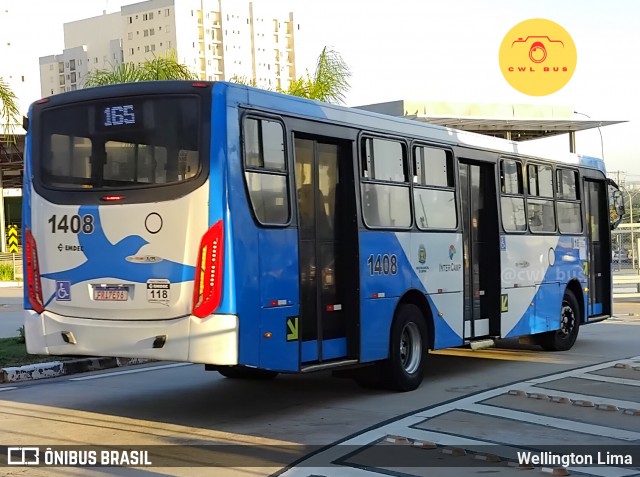 VB Transportes e Turismo 1408 na cidade de Campinas, São Paulo, Brasil, por Wellington Lima. Número da foto: #12199742.