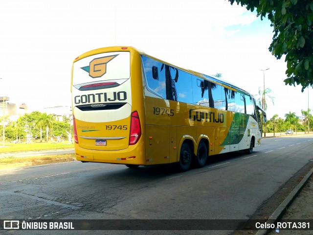 Empresa Gontijo de Transportes 19745 na cidade de Ipatinga, Minas Gerais, Brasil, por Celso ROTA381. Número da foto: #12200874.