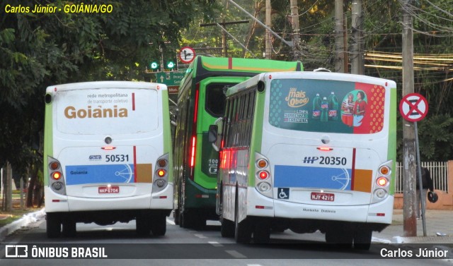 HP Transportes Coletivos 20350 na cidade de Goiânia, Goiás, Brasil, por Carlos Júnior. Número da foto: #12202007.