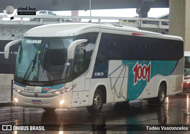 Auto Viação 1001 RJ 108.731 na cidade de Rio de Janeiro, Rio de Janeiro, Brasil, por Tadeu Vasconcelos. Número da foto: #12199868.