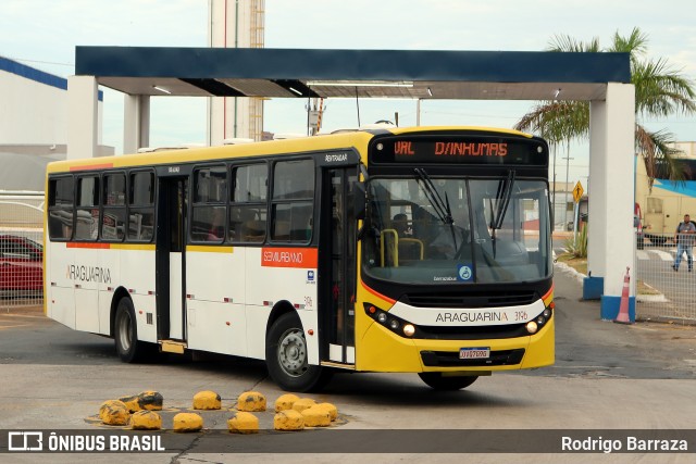 Viação Araguarina 3196 na cidade de Goiânia, Goiás, Brasil, por Rodrigo Barraza. Número da foto: #12200752.