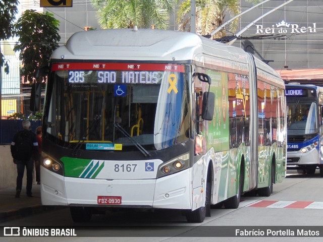 Next Mobilidade - ABC Sistema de Transporte 8167 na cidade de Santo André, São Paulo, Brasil, por Fabrício Portella Matos. Número da foto: #12200723.