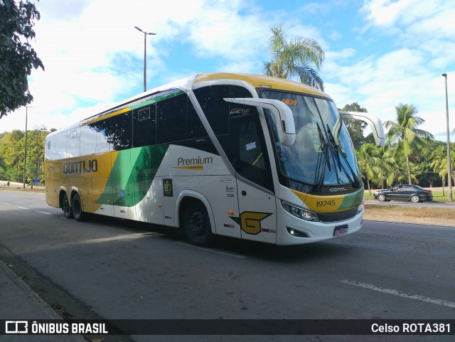 Empresa Gontijo de Transportes 19745 na cidade de Ipatinga, Minas Gerais, Brasil, por Celso ROTA381. Número da foto: #12200871.