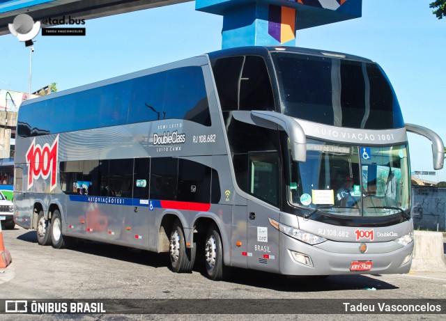Auto Viação 1001 RJ 108.682 na cidade de Rio de Janeiro, Rio de Janeiro, Brasil, por Tadeu Vasconcelos. Número da foto: #12199867.