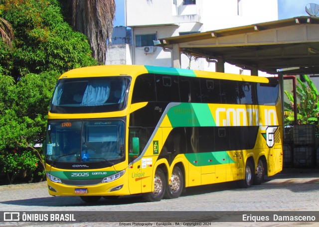 Empresa Gontijo de Transportes 25025 na cidade de Eunápolis, Bahia, Brasil, por Eriques  Damasceno. Número da foto: #12202094.
