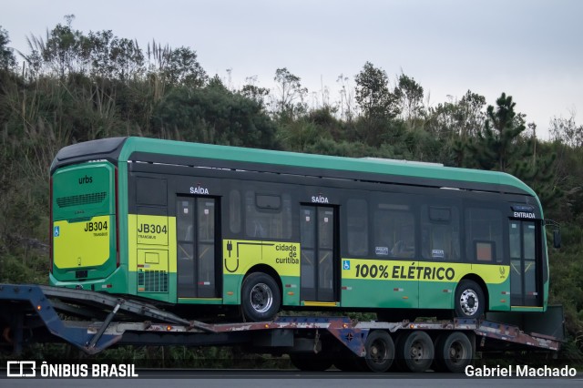 Expresso Azul JB304 na cidade de Palmeira, Paraná, Brasil, por Gabriel Machado. Número da foto: #12199559.