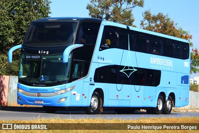 Rápido Federal 11852 na cidade de Brasília, Distrito Federal, Brasil, por Paulo Henrique Pereira Borges. Número da foto: #12201678.