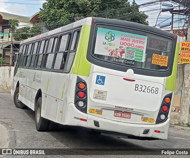 Viação Pavunense B32668 na cidade de Rio de Janeiro, Rio de Janeiro, Brasil, por Felipe Costa. Número da foto: #12201883.