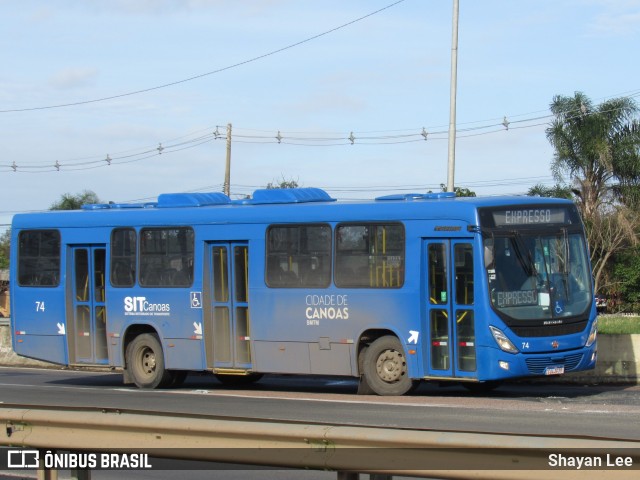SOGAL - Sociedade de Ônibus Gaúcha Ltda. 74 na cidade de Canoas, Rio Grande do Sul, Brasil, por Shayan Lee. Número da foto: #12201890.