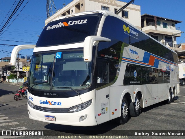 VUSC - Viação União Santa Cruz 3600 na cidade de Balneário Camboriú, Santa Catarina, Brasil, por Andrey  Soares Vassão. Número da foto: #12200242.