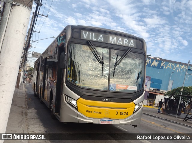 Viação Metrópole Paulista - Zona Leste 3 1924 na cidade de São Paulo, São Paulo, Brasil, por Rafael Lopes de Oliveira. Número da foto: #12199831.